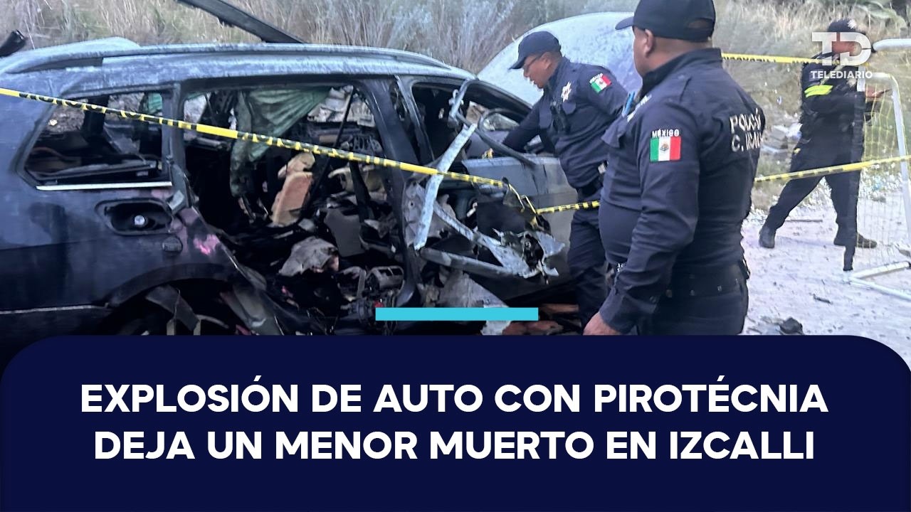 ¡Iban en procesión! Carro explota por pirotecnia en Izcalli; reportan un muerto y 10 heridos