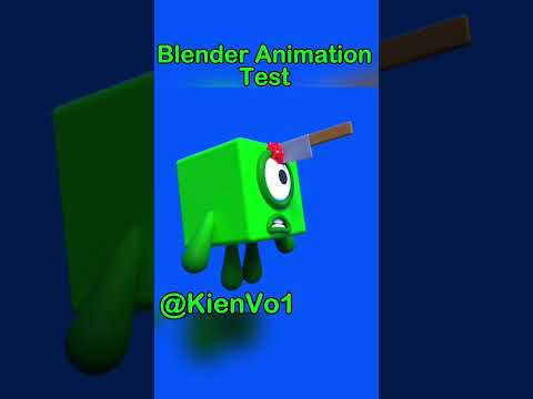 Ouch… (I made this in blender) #numberblocks