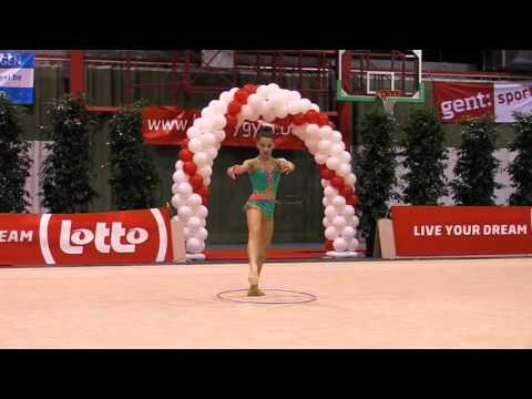 Danaé Collard - Happy Cup 2015 - Qualifications Cerceau