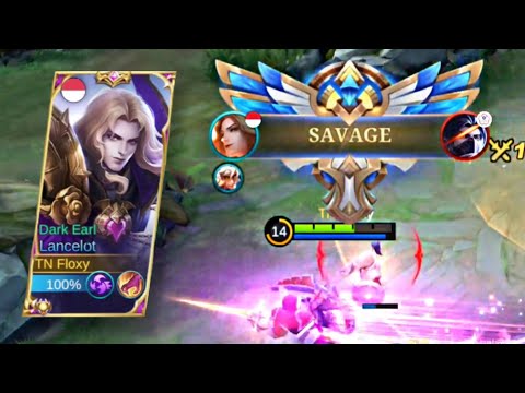 SAVAGE ‼️ LANCELOT CRAZY DAMAGE [SOLO RANK MODE]  | MOBILE LEGENDS