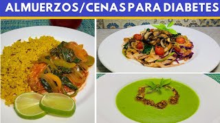 Almuerzos/Cenas económicos para DIABETES, Hipertensión e Hígado graso #1 |Cocina de Addy