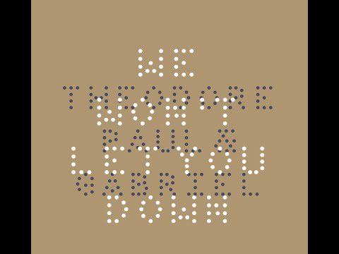 Theodore, Paul & Gabriel - Darling (Darling) [LYRICS VIDEO]