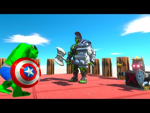 HULK WARRIOR PROTECT KING in EXTREME PARKOUR TOURNAMENT - ARBS