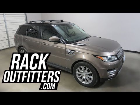 Land Rover Range Rover Sport with Thule AeroBlade EDGE Roof Rack Crossbars