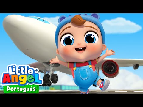 O Bebê Viaja de Avião✈️ | Little Angel e Amigos - As Músicas da Turminha