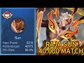 Raja Sun 40 000 Match Skill Is Better Than Pro Player
