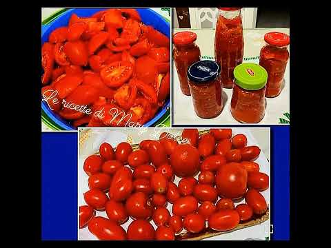 COME CONSERVARE I POMODORI NEI BARATTOLI.  #conserve #pomodoro #Calabria