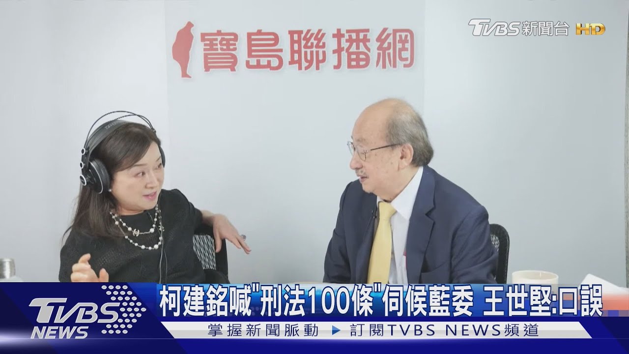 柯建銘揚言刑法100條對付國民黨　王世堅緩頰：應是口誤