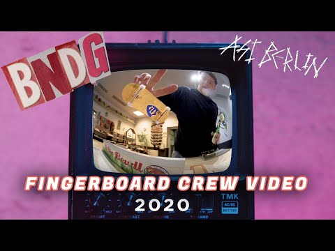 BNDG Crew at the ASI Berlin Fingerboard Shop 2020 - A Fingerboard Full Lenght Video