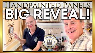 BIG REVEAL of Ornate Handpainted Chateau PANELS & We Go to ITALY with @chateaudelalacelle ??