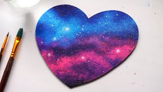 How to Draw a Galaxy | Acrylic Painting Galaxy Tutorial for beginners step by step | Galaxy Painting