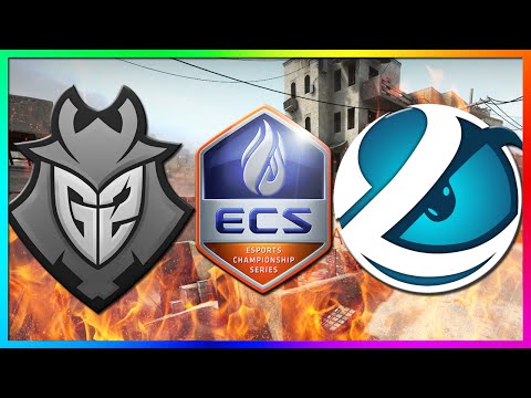 CS:GO - G2 Esports vs. Luminosity, Game 1 - ECS Season 1 Finals Grand Final (Map 1 Dust2)
