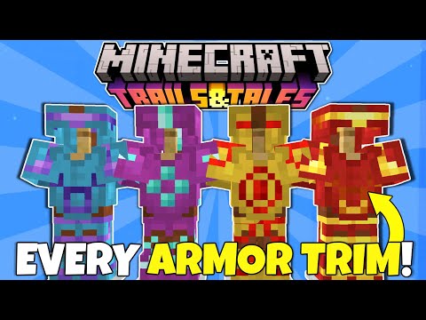 EVERYTHING You NEED To Know About Armor Trims In Minecraft 1.20! Minecraft Trails & Tales Update