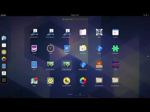 ArcoLinux : 1550 Carli 6 -  Let's use the Gnome desktop