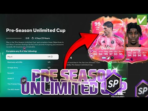 FC 25 How to COMPLETE PRE SEASON UNLIMITED CUP FAST!