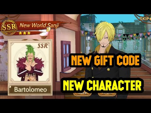 new gift code and new character | One Piece Burning Will [Eng]