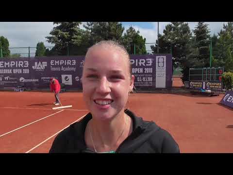 EMPIRE Slovak Open 2019: QF, Anna BLINKOVA (RUS) - Magdalena FRECH (POL) 6-4 4-6 7-5