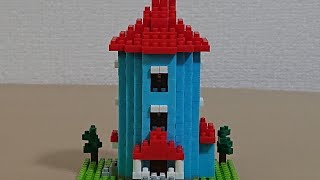 ナノブロックを作ろう その４(MOM-042 ムーミンハウス編)