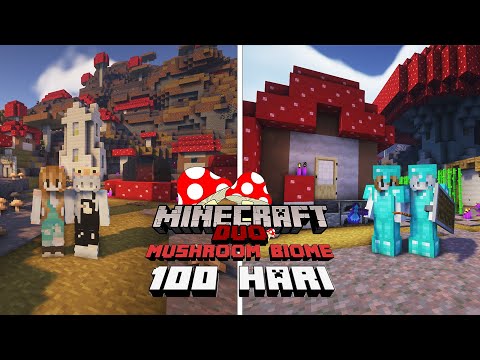 100 Days of Minecraft But in the Mushroom Biome (Part 1) - 100 days of Minecraft duo