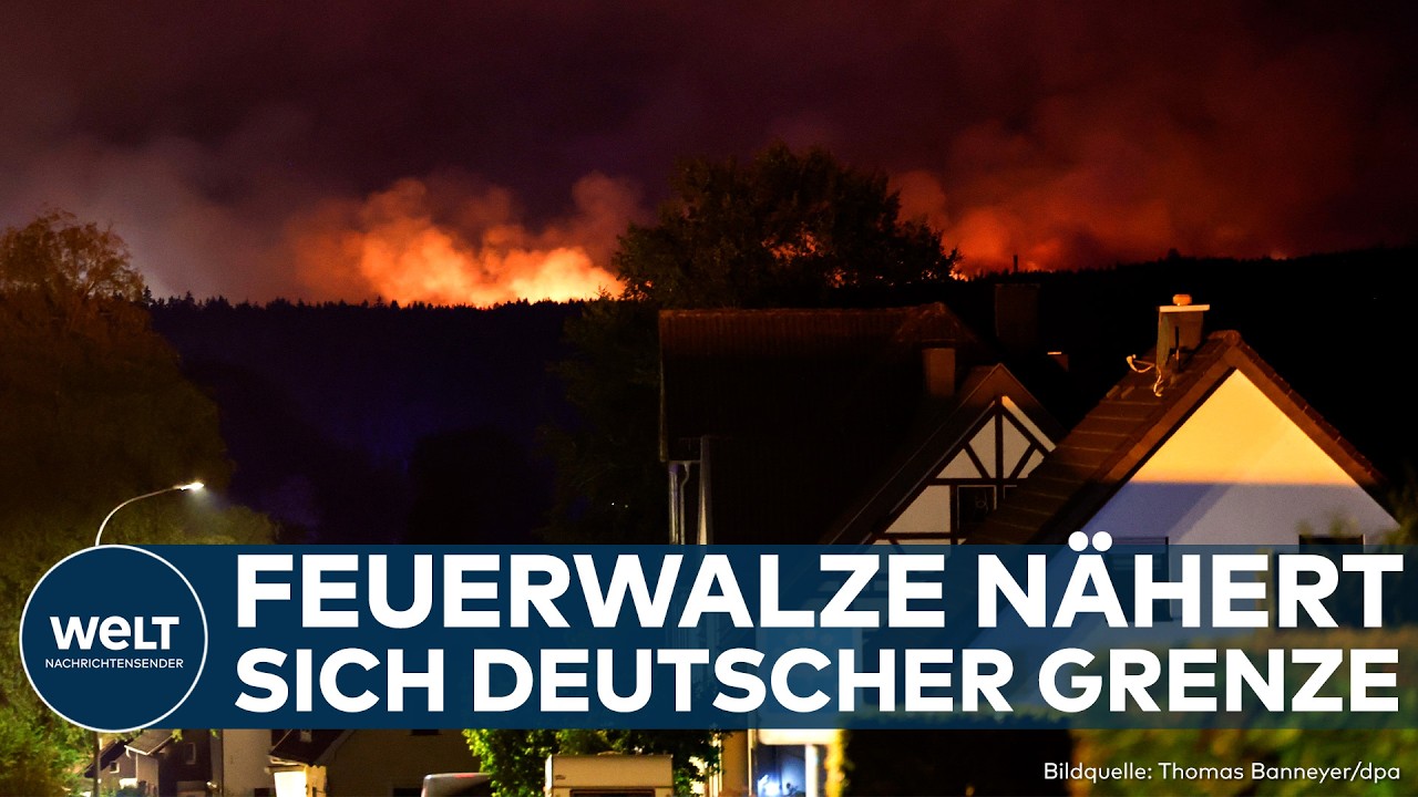 WALDBRAND IM HOHEN VENN: Brenzlige Lage an belgischer Grenze! Teile von Monschau evakuiert