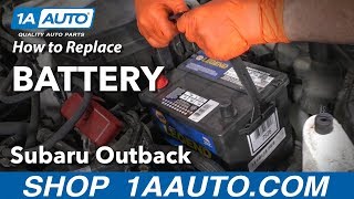 How to Replace Battery 15-19 Subaru Outback