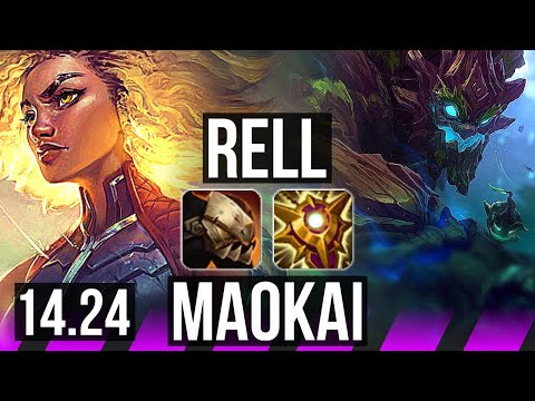 RELL & Miss Fortune vs MAOKAI & Lux (SUP) | NA Challenger | 14.24