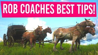 Robbing Stagecoach Red Dead Redemption 2 - How to Rob Coach Fast and Easy!