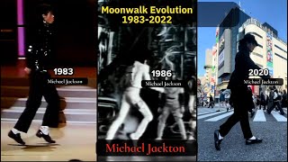 Moonwalk Evolution 1983-2020 #michaeljackton #moonwalk #mj #kingofpop #michaeljackson