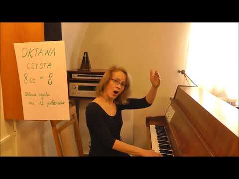 Kształcenie słuchu - Oktawa czysta – śpiew