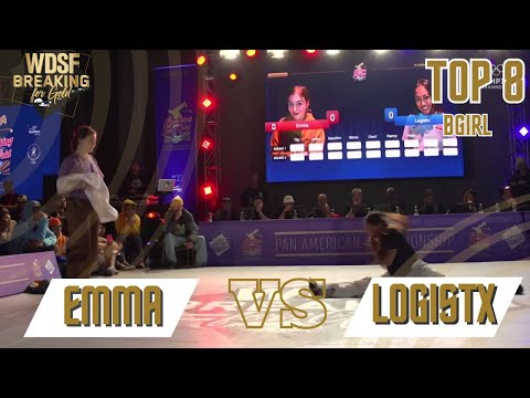 BGIRL EMMA VS BGIRL LOGISTIX | TOP 8 | WDSF PAN AMERICAN BREAKING CHILE 2023