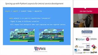 PyParis 2017 – Syncing up with Python&rsquo;s asyncio for (micro) service development by Joir danGumbs