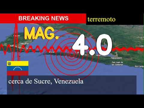 😱🚨 Terremoto cerca de Sucre, Venezuela actualizaciones en vivo hoy: un temblor de magnitud 4.0 se pr