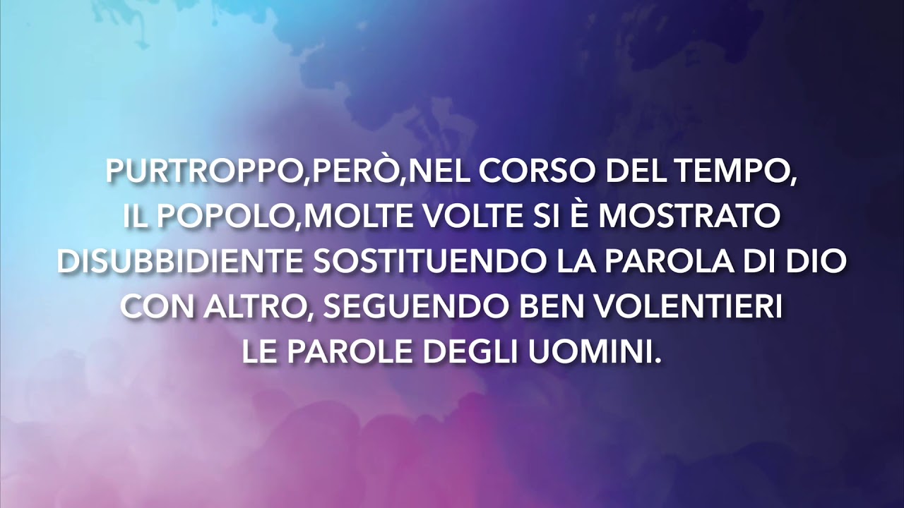 Meditazione Calendario "Parole di Vita" del 12 APRILE 2019