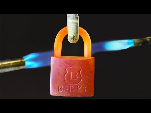 GAS TORCH VS PADLOCK