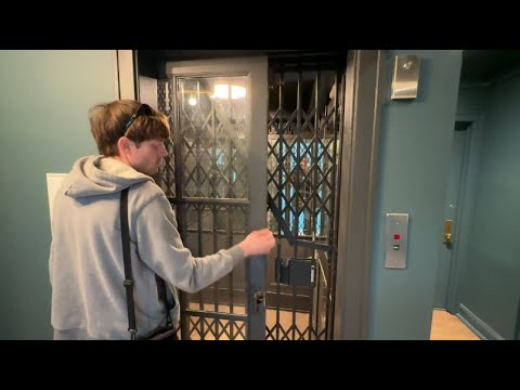 Gated Otis Traction Elevator at an Apartment Building in Chicago