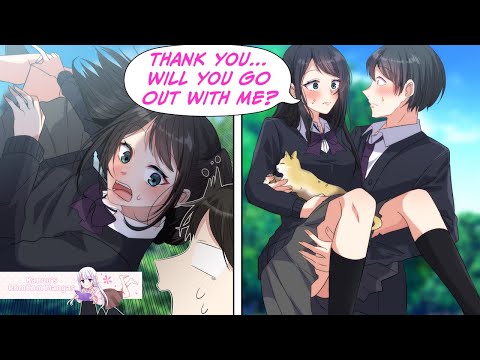 [Manga Dub] I caught the cutest girl from school who fell out of the sky. Then... [RomCom]