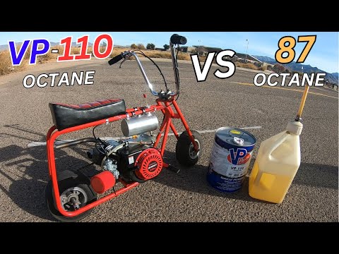 mini bike fuel comparison which will run better?
