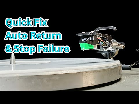 Fix Your Turntable in Minutes: Auto-Return and Stop Failures