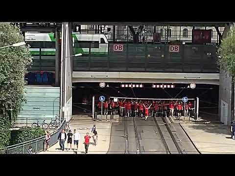 FANMARSCH FC ROT WEISS ERFURT - CHEMIE HALLE - 1.7.16 -