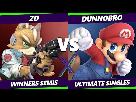 S@X 462 Winners Semis - ZD (Fox) Vs. Dunnobro (Mario) Smash Ultimate - SSBU