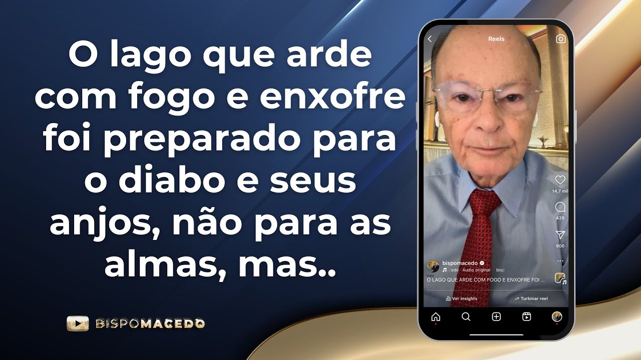 O lago que arde com fogo e enxofre foi preparado para o diabo e seus anjos, não para as almas, mas..