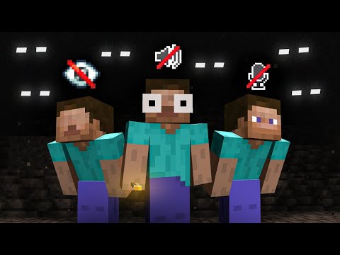 Horror Minecraft But We're Blind, Deaf & Mute
