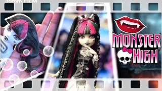 SHE’S GRAY! | Monster High Reel Drama 🎞️Draculaura🖤 Unboxing+Hair Wash+Restyle! @MattelImagine