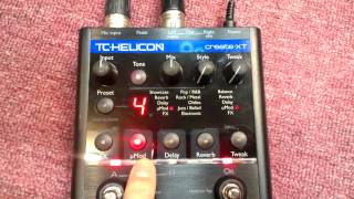 Video thumbnail for TC-HELICON CREATE-XT Preset 1~10 test by 보컬마스터Vocal Master