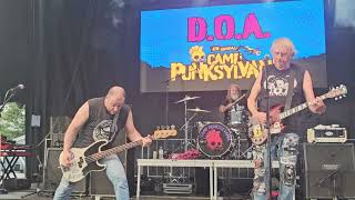 D.O.A. "F#cked Up Donald" &amp; "Waiting For You (part 2)" Live at Camp Punksylvania, Gilbert, PA 7/5/24