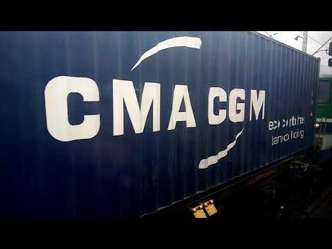 Tren de marfa în Stația Dărmănești cu DA1186 25. 12.2020