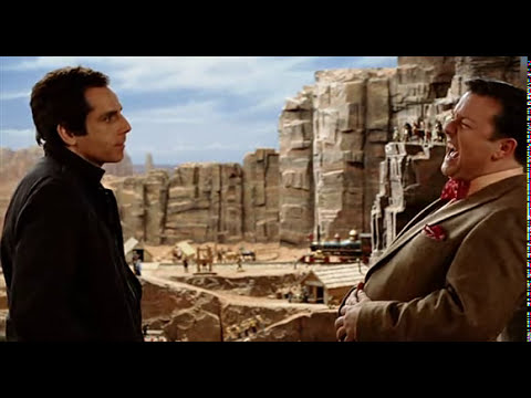 Battle of Humor (Night at the Museum). Ben Stiller and Ricky Gervias in a comedic genius moment!