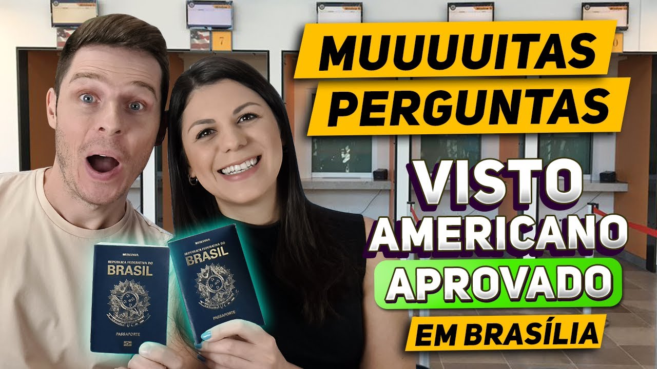 Perguntas feitas na entrevista do nosso VISTO AMERICANO -  Consulado em Brasília