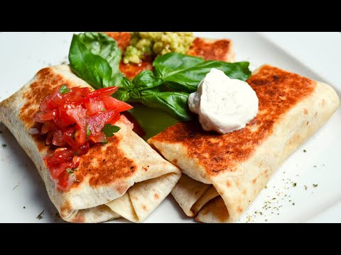 How to Make Chimichangas | Easy and Simple Vegetarian Chimichangas