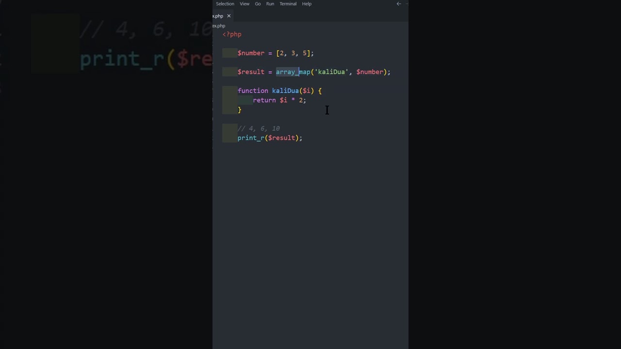 PHP Array Map | PHP Array Mapping